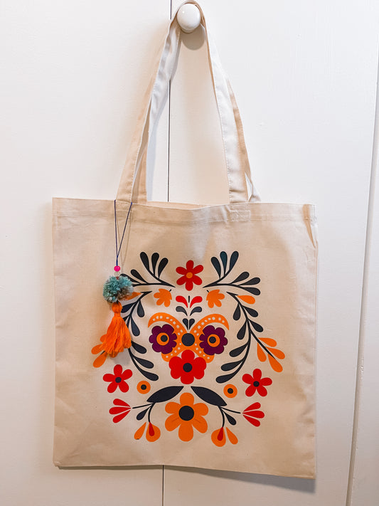 Mexican Flower Tote