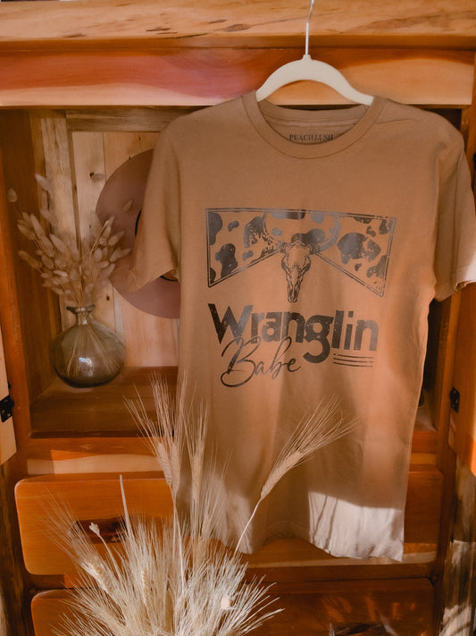 Wranglin Babe Western Tee